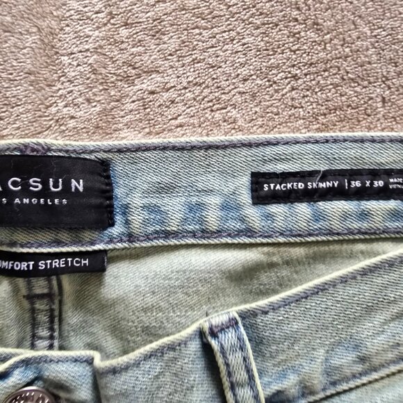 Pacsun Stacked Skinny Jeans - Picture 3 of 4